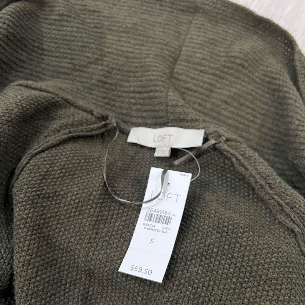 Loft women’s green cardigan size S - Picture 5 of 6